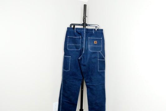 Navy Blue Carhartt Jeans - 34 X 34