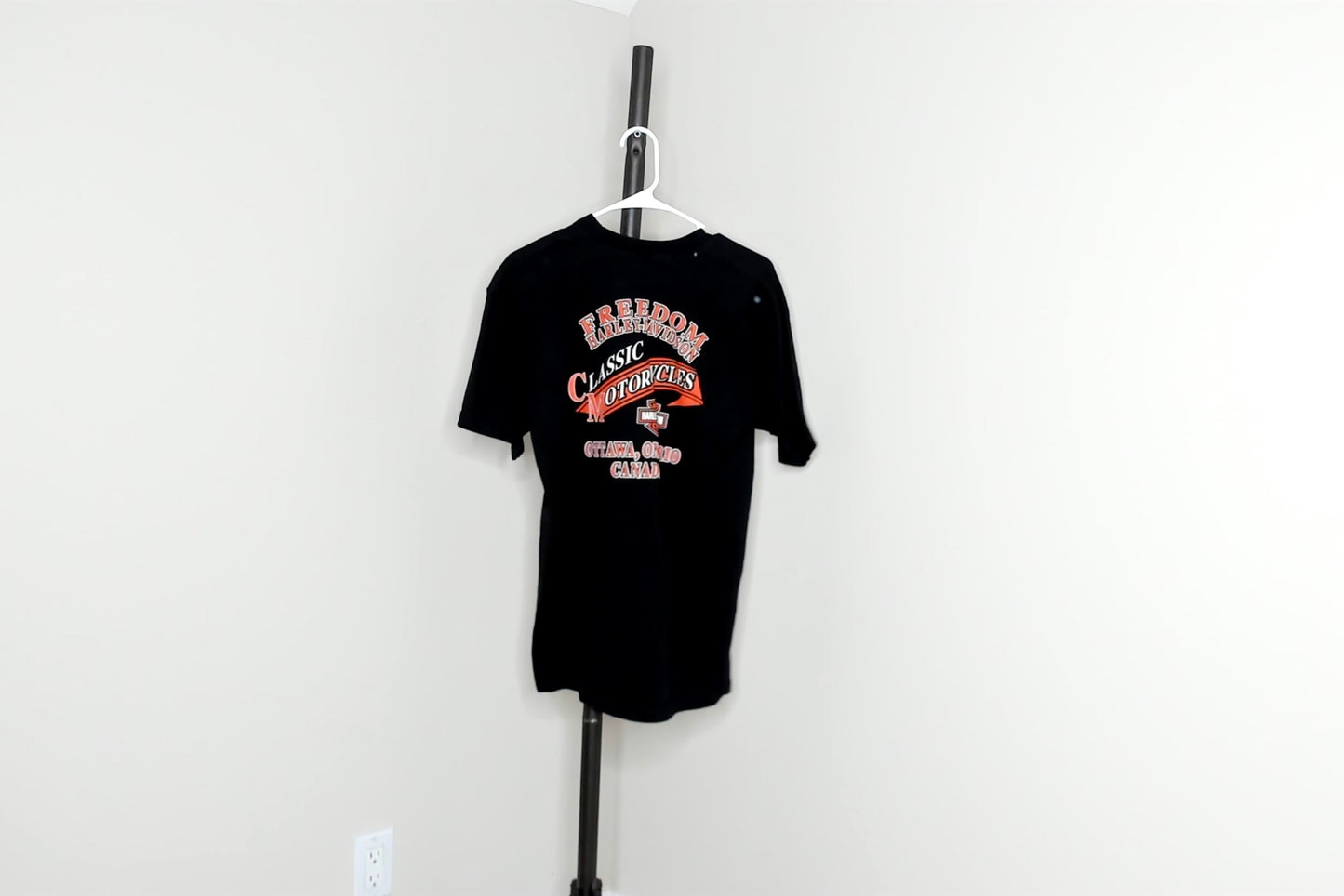 Black Harley Davidson Ottawa T Shirt - L