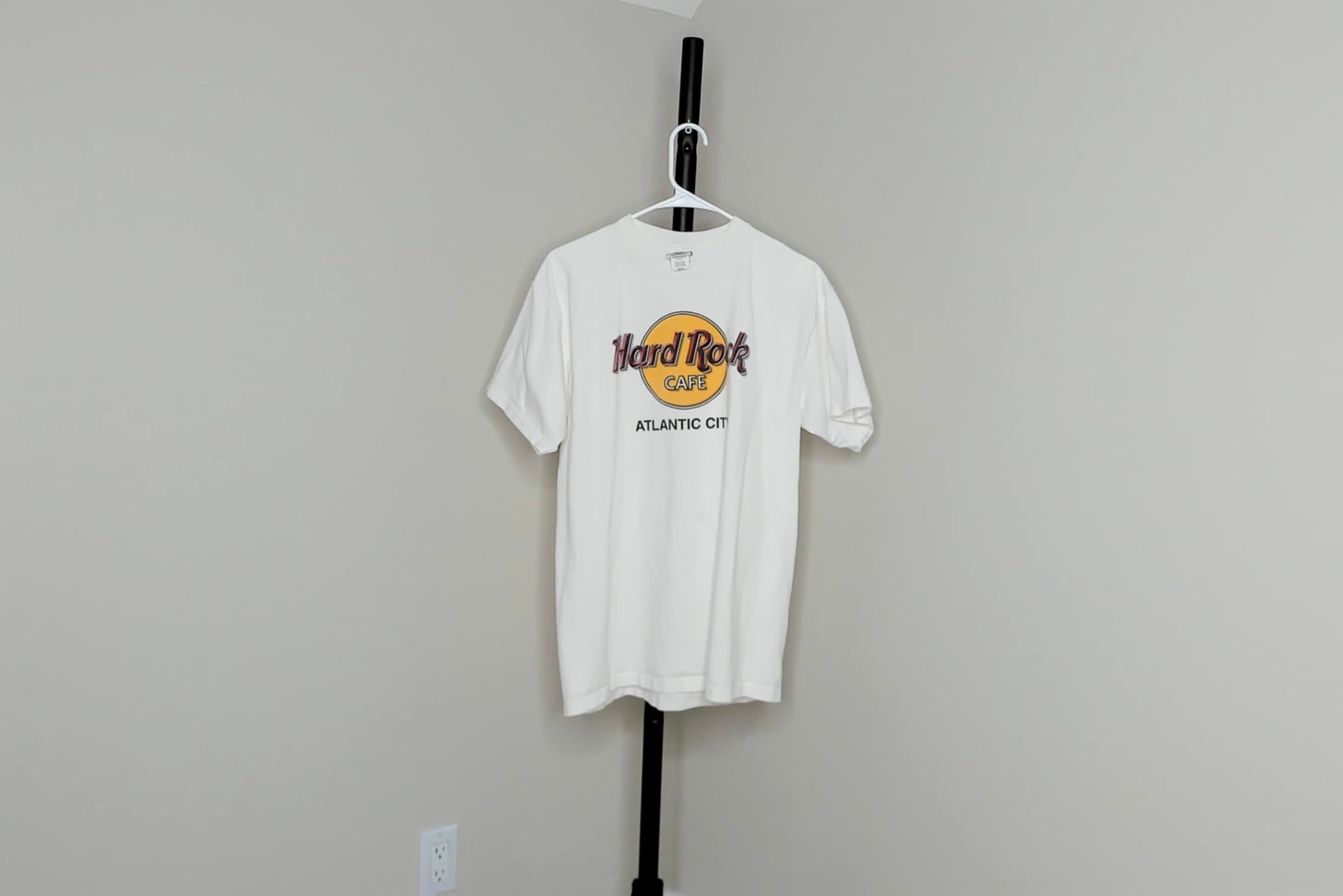 White Hard Rock Atlantic City T Shirt - M