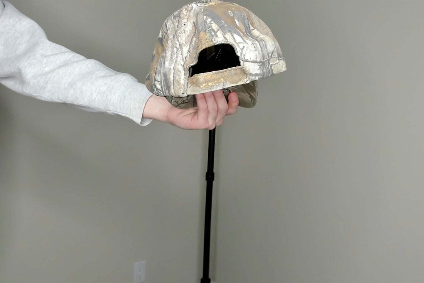 Camo Hat with HeadLights - Adjustable