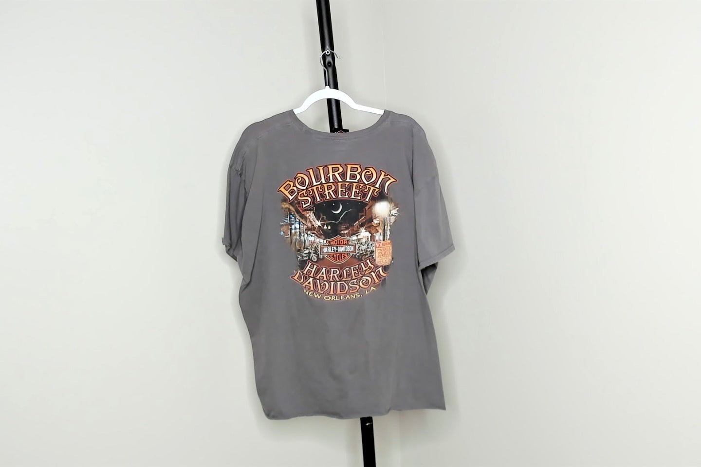 Grey Harley Davidson Bourbon Street - 3XL