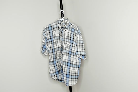 Blue/White Northwest Territory Button up - L