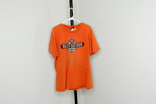 Orange Palm Beach Harley Davidson T Shirt - XL