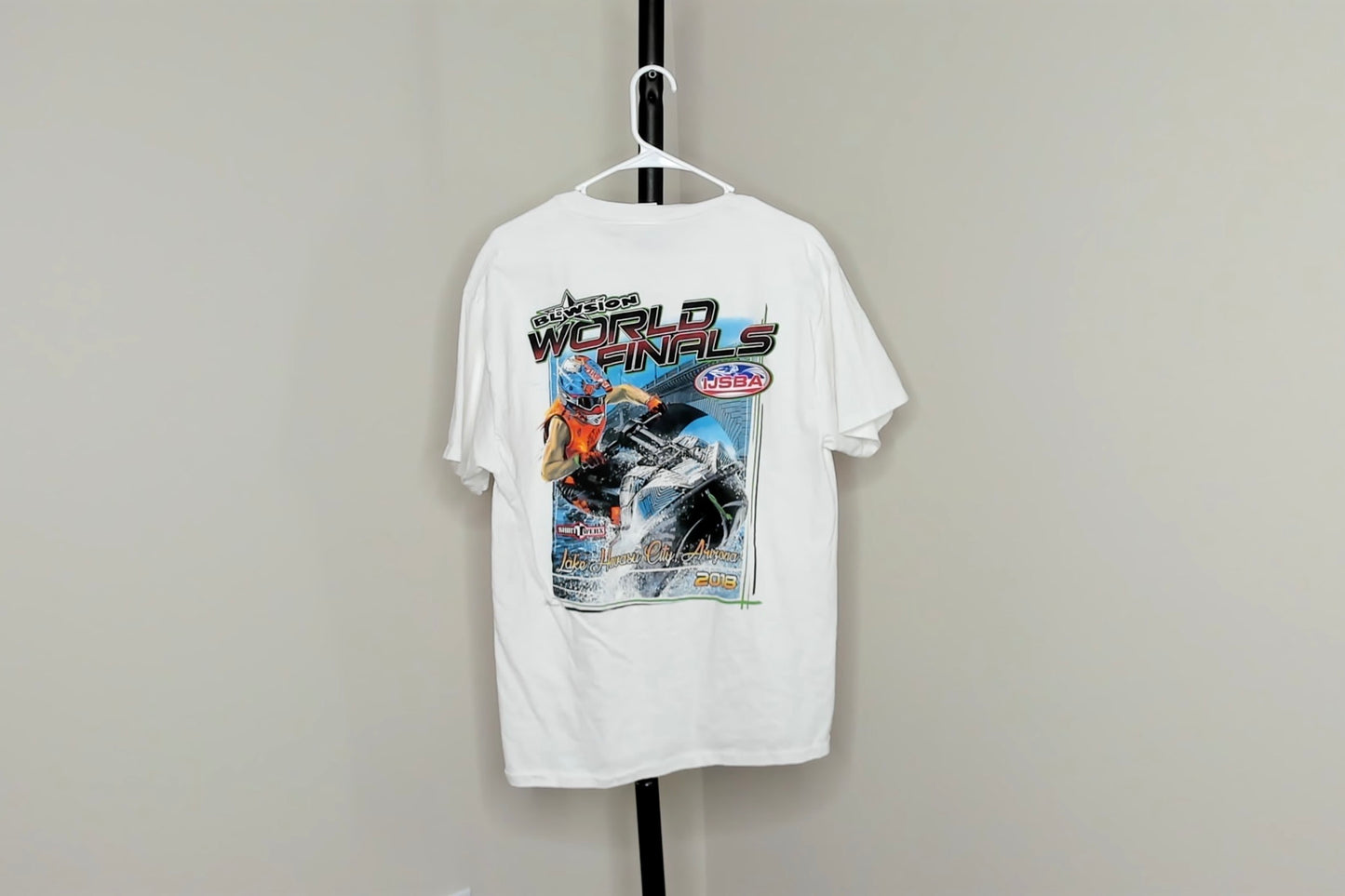 White Jet Ski world finals T Shirt - L