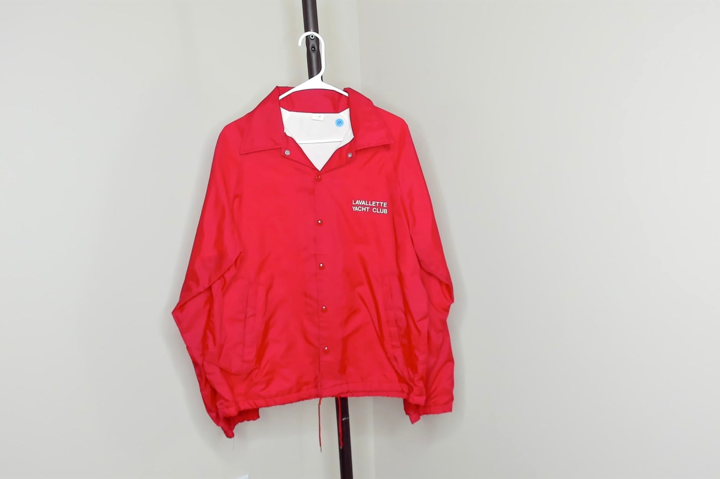 Red Yacht Club button up jacket - L