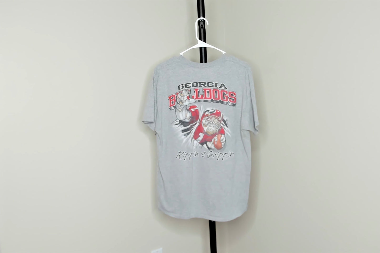 Grey Georgia Bulldogs T Shirt - M