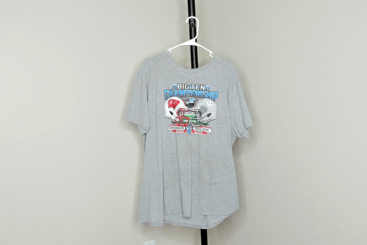 Grey B1G Championship Game T Shirt - 2XL