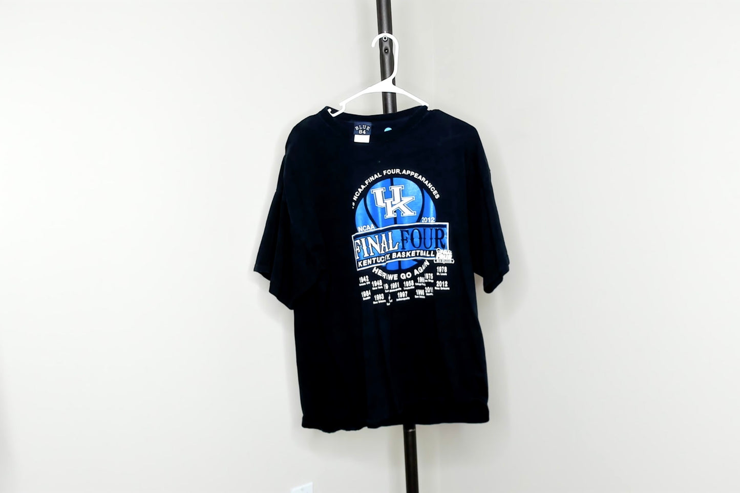 Navy Blue Kentucky Basketball T Shirt - XL