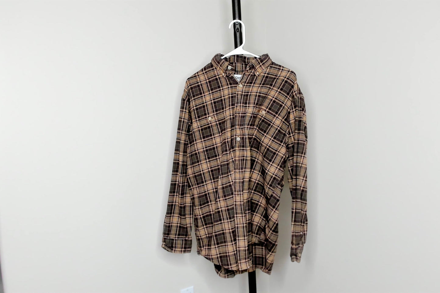 Tan/Brown Carhartt Flannel - L