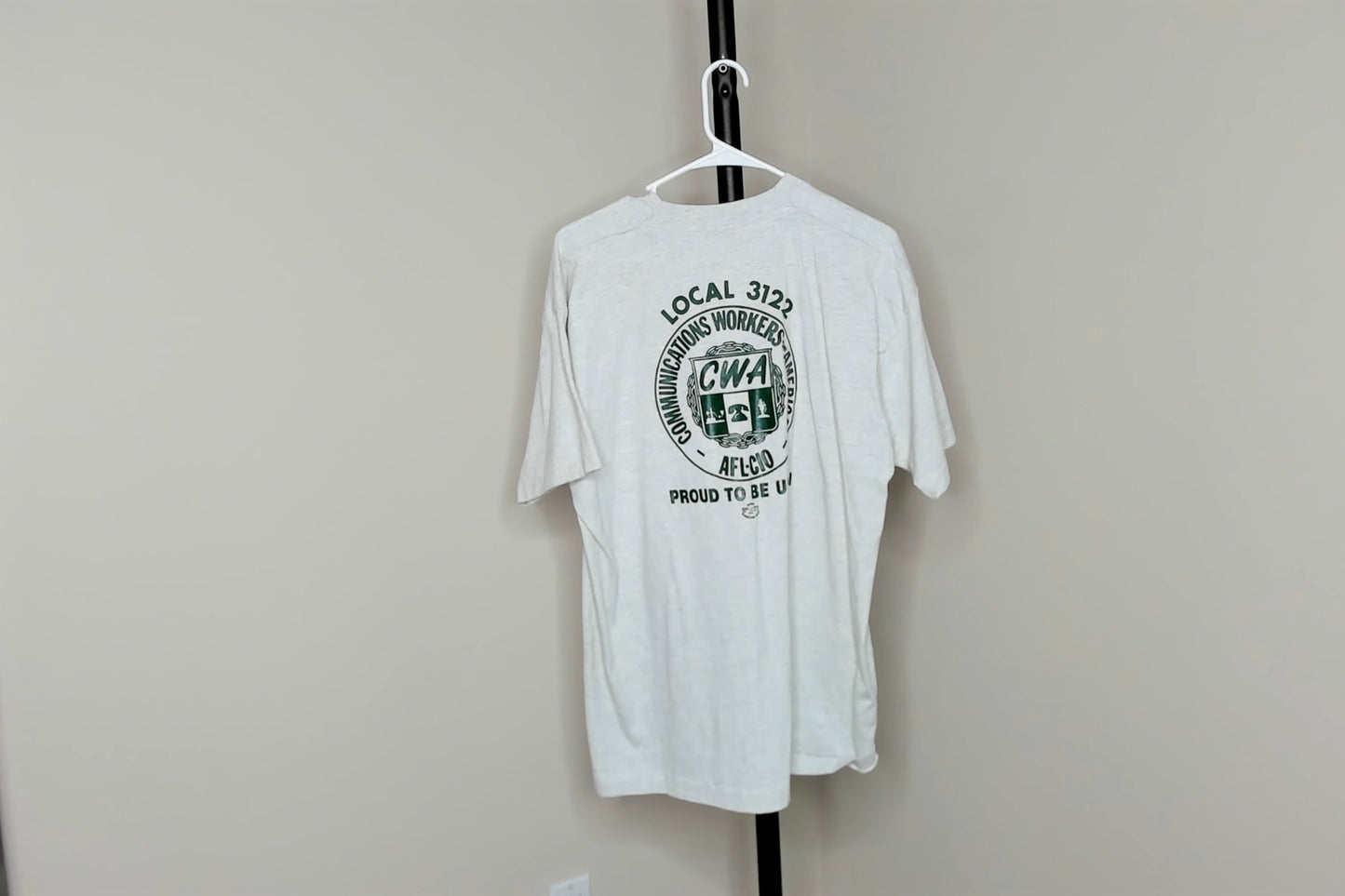 White 1993 College T Shirt - XL