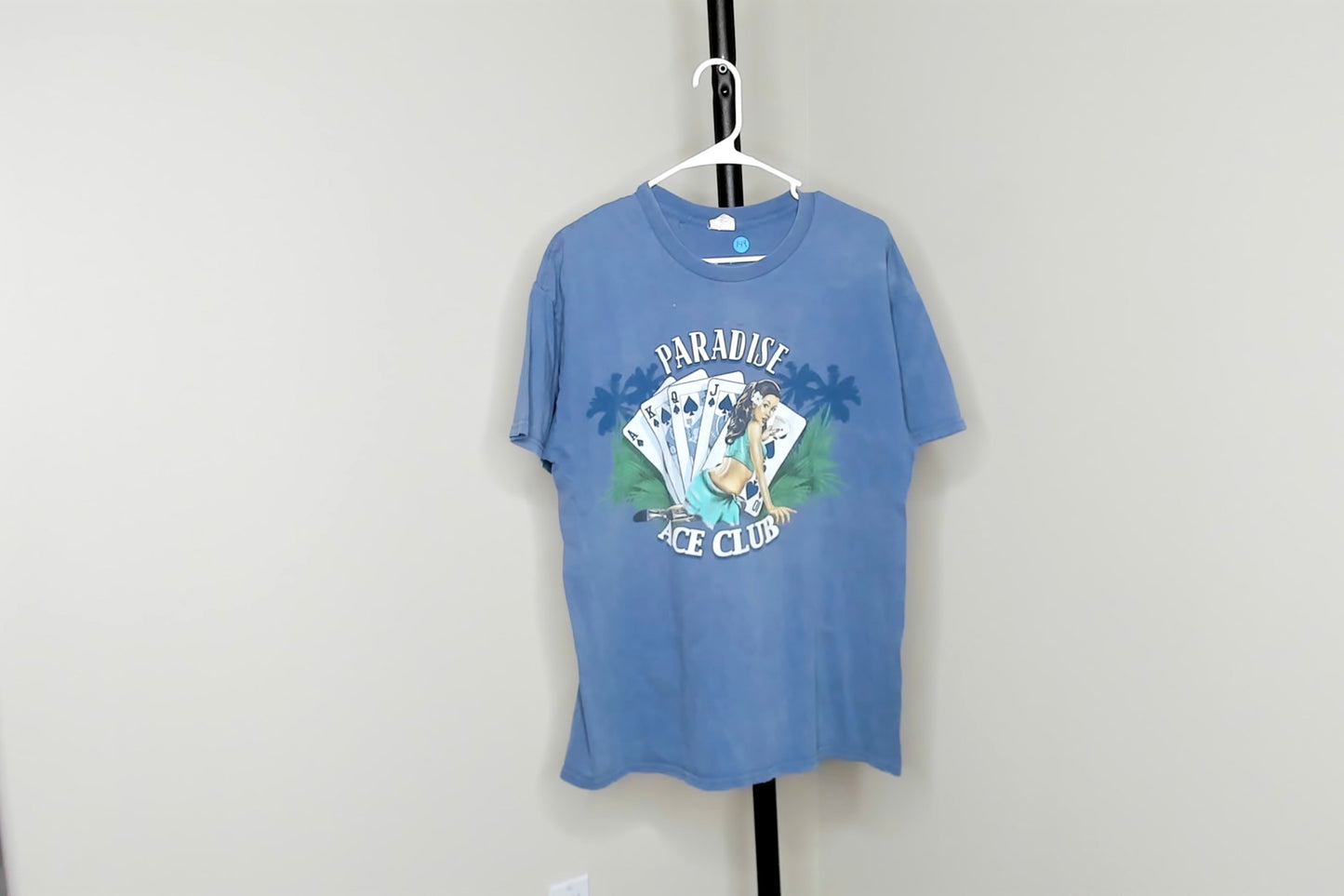 Blue Paradise Ace Club T Shirt - L