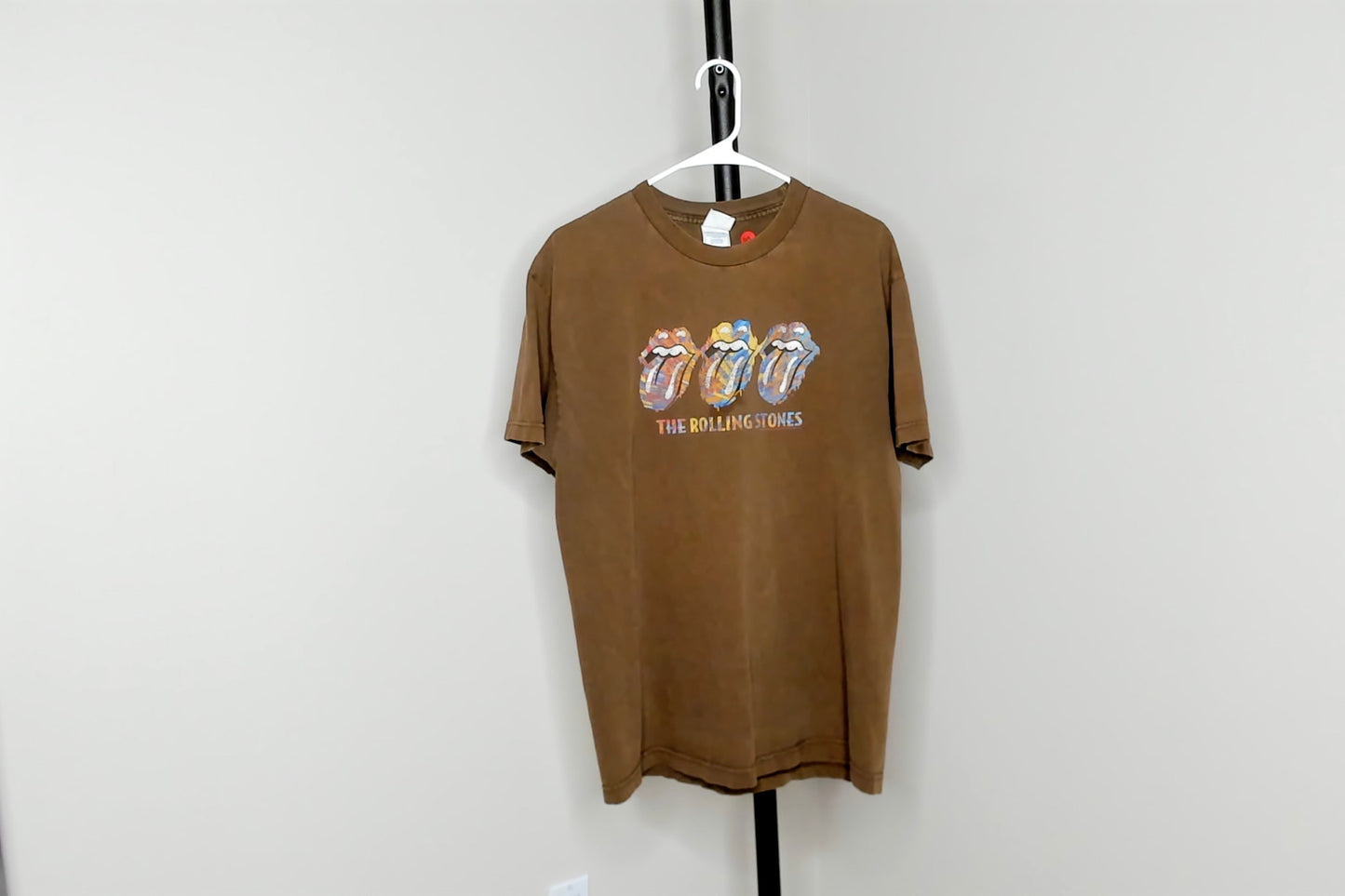 Brown Rolling Stones Band T Shirt - L