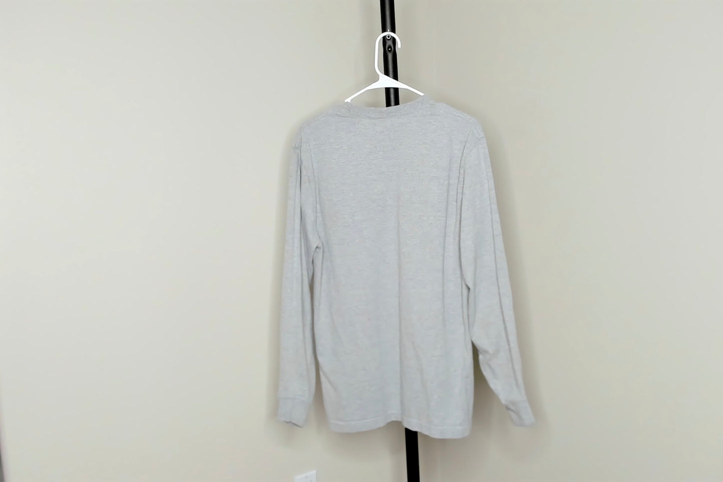 Grey Carhartt Long Sleeve Pocket T Shirt - M