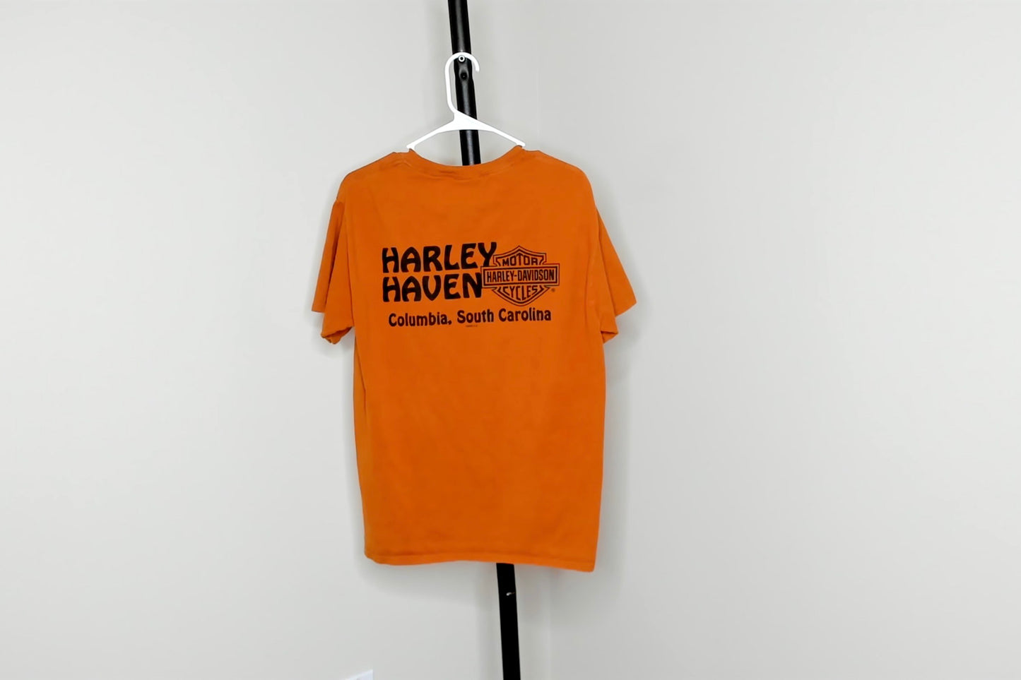 Orange Harley Davidson South Carolina T Shirt - M