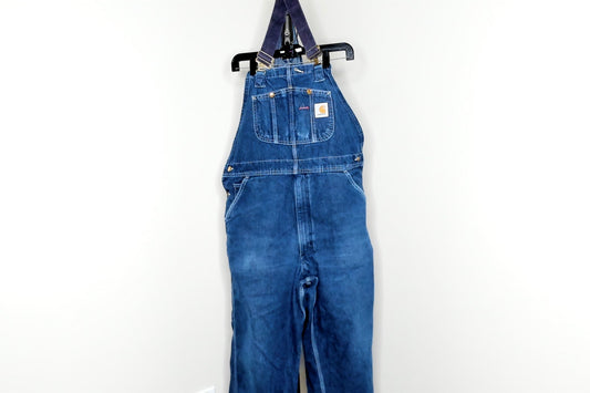 Blue Carhartt Work Overalls - 38 X 30