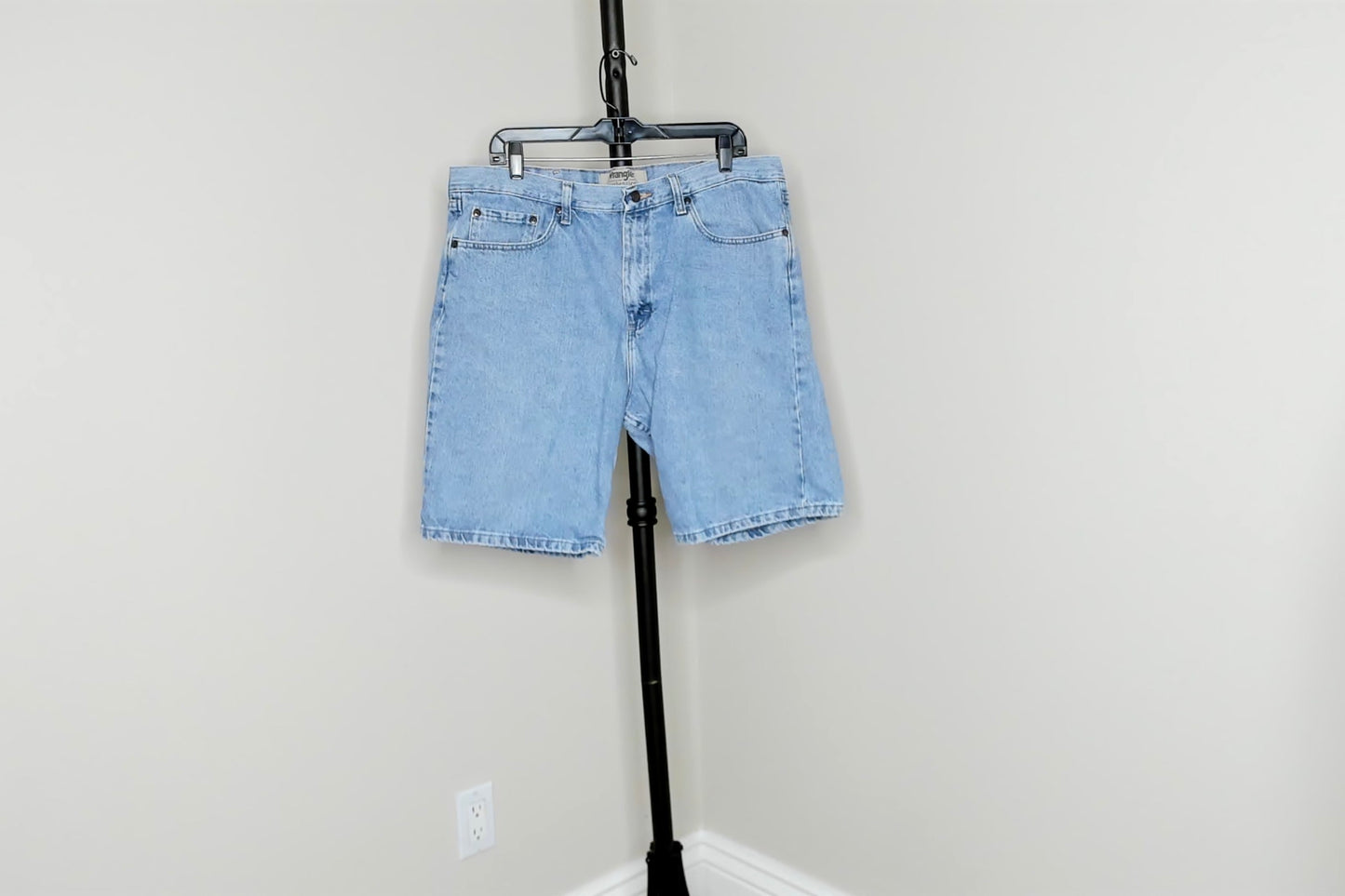 Light Blue Wrangler Jorts - 38