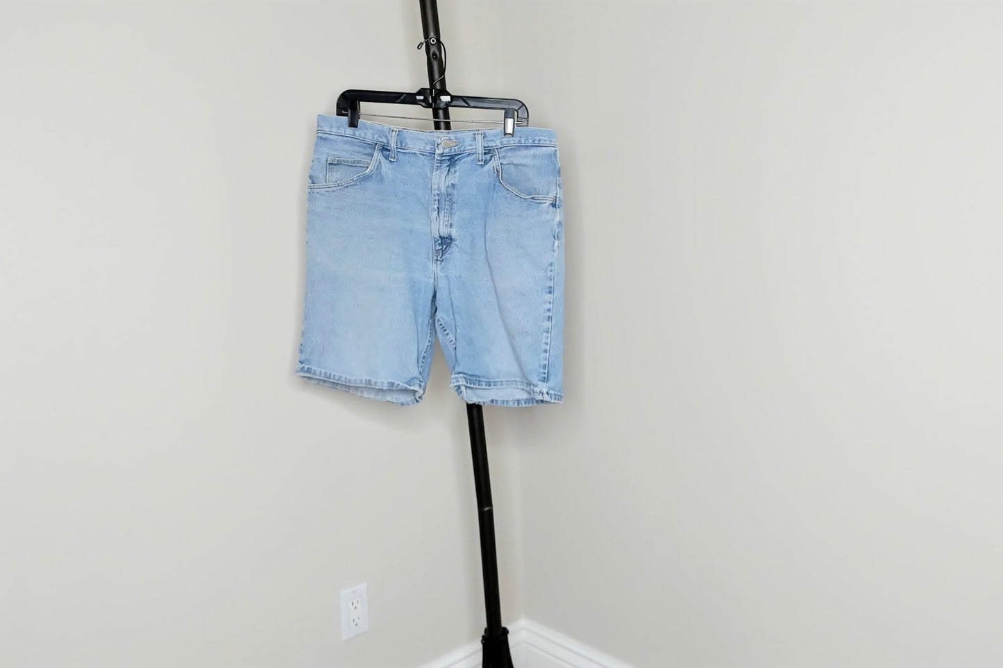 Light Blue Wrangler Jorts - 36